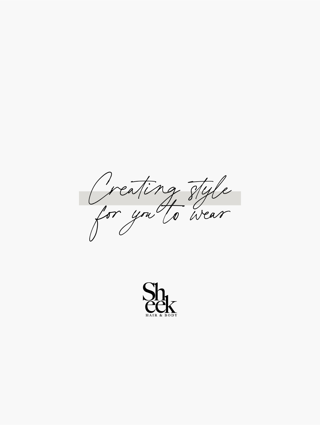 Creating style for you to wear