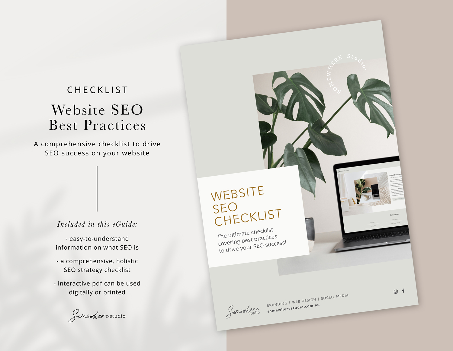 Front cover of Website SEO checklist